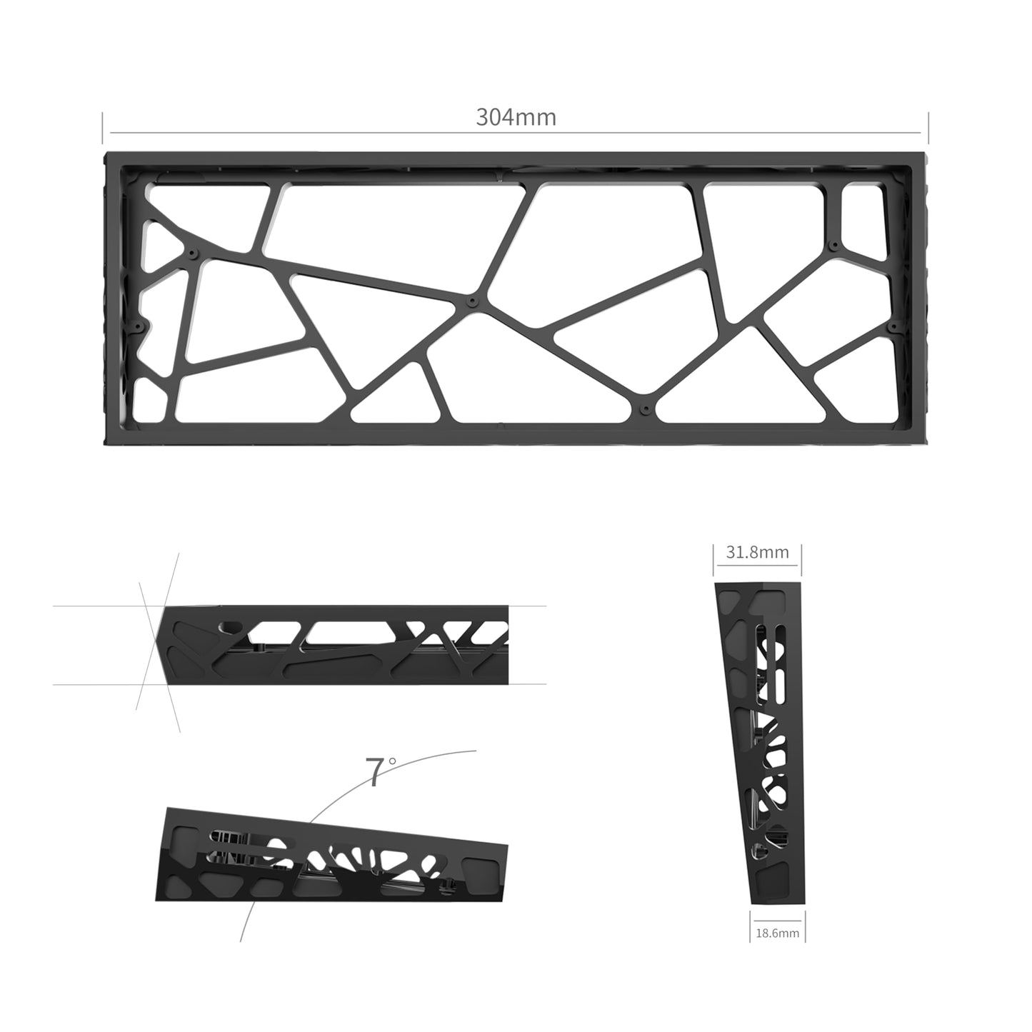 kutethy KY60 Hollow Aluminum Shell