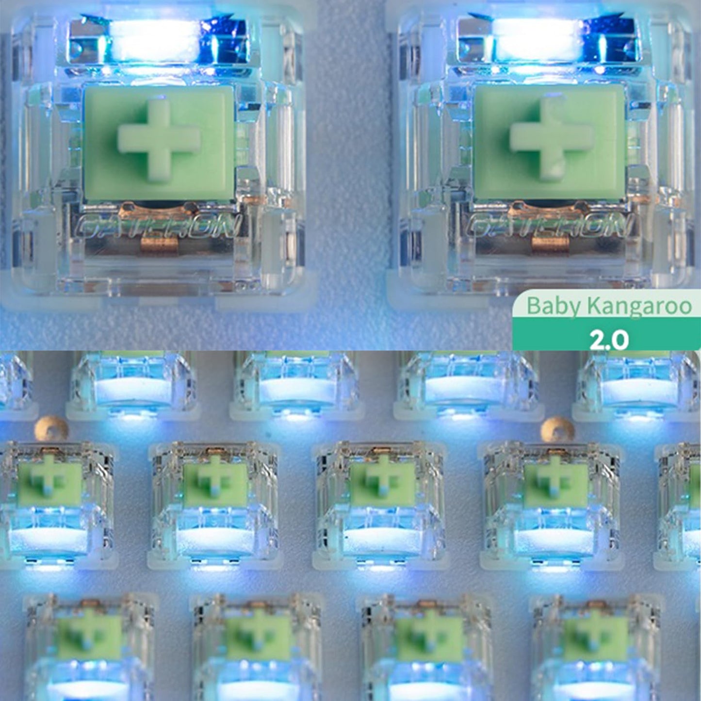 Gateron Baby Kangaroo Keyboard Switches 2.0