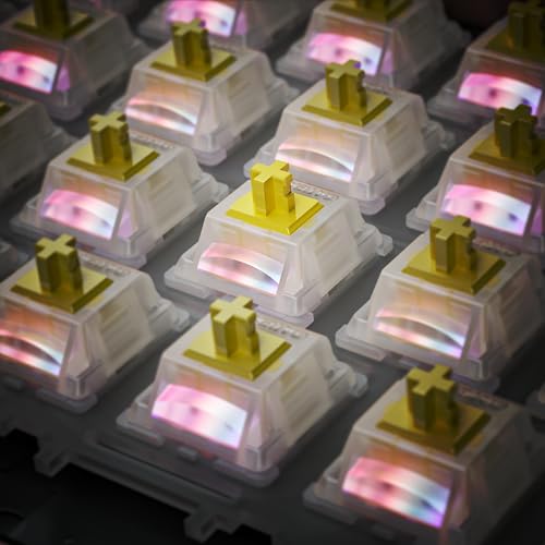 kutethy Gateron Milky Yellow Pro Switches