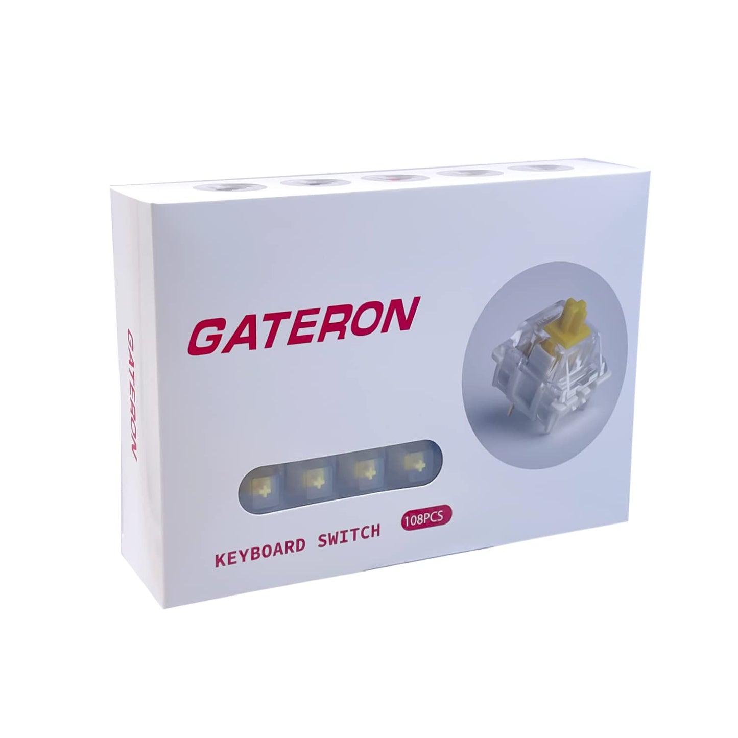 kutethy Gateron Milky Yellow Pro Switches
