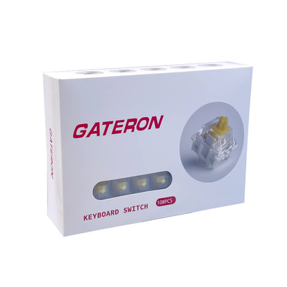 kutethy Gateron Milky Yellow Pro Switches