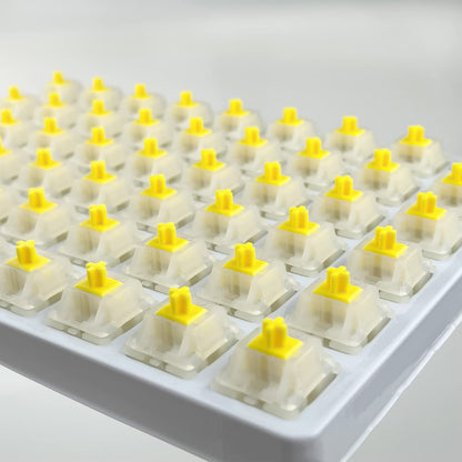 kutethy Gateron Milky Yellow Pro Switches