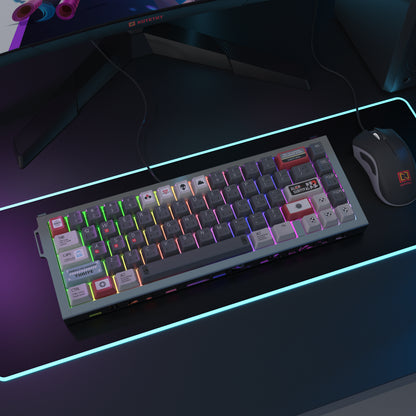 KY67 65% Wireless Mechanical Gaming Keyboard,Gateron Linear Switches