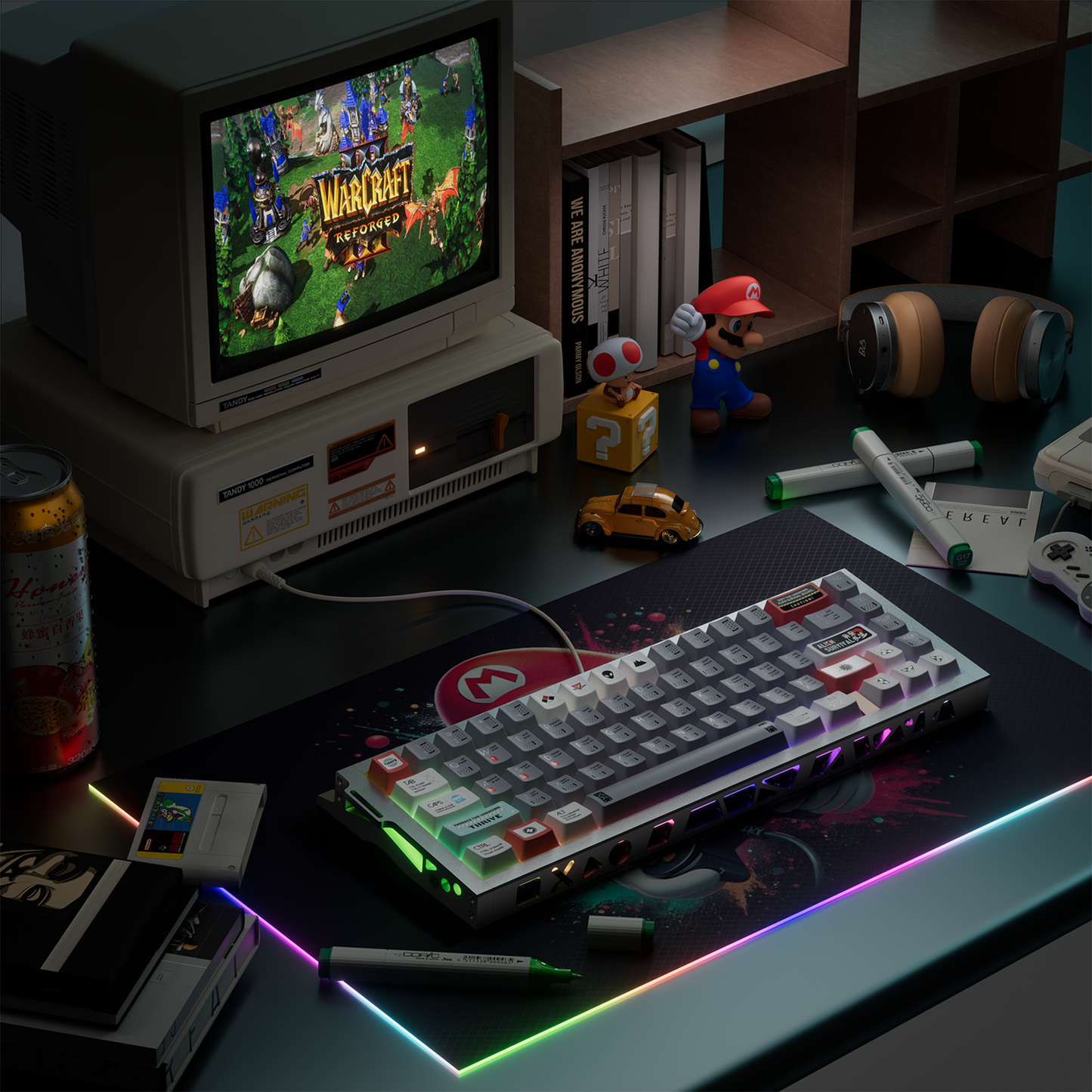 KY67 Pro Gaming Keyboard, 65% RGB Hall Effect Keyboard, 67 Keys with Gateron Magnetic Switches