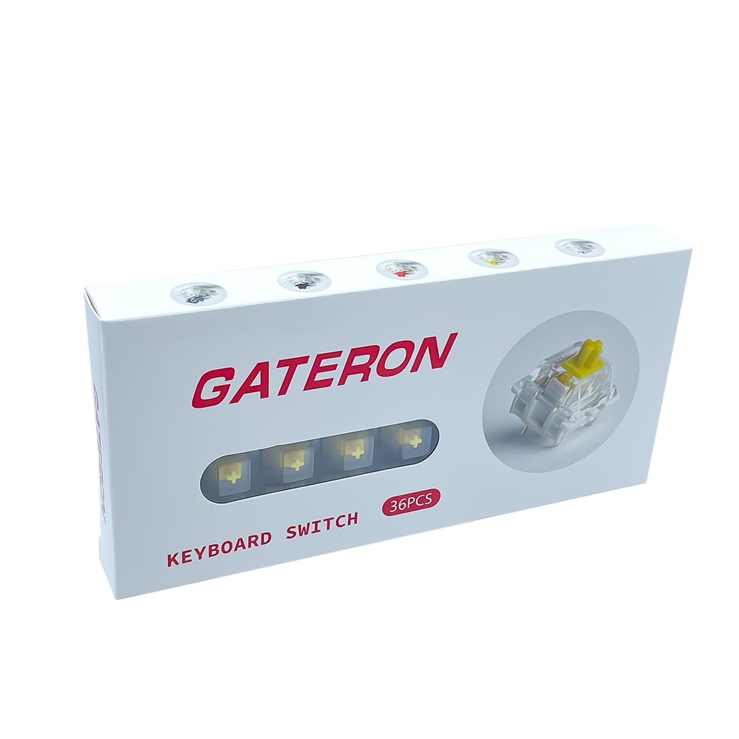 kutethy Gateron Milky Yellow Pro Switches