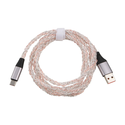 kutethy 8k Luminous Keyboard Data Cable RGB Compatible with All Type-C Devices, Suitable for Magnetic Keyboard