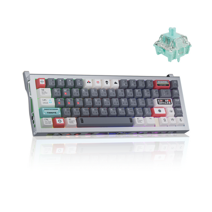 KY67 Pro Gaming Keyboard, 65% RGB Hall Effect Keyboard, 67 Keys with Gateron Magnetic Switches