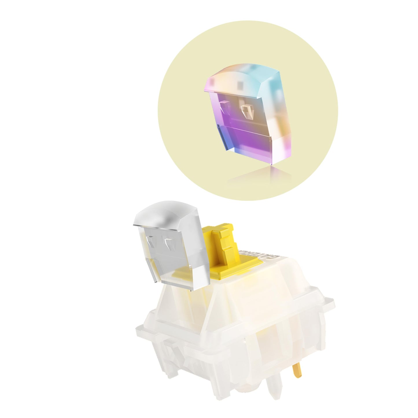 kutethy Gateron Milky Yellow Pro Switches