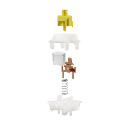 kutethy Gateron Milky Yellow Pro Switches